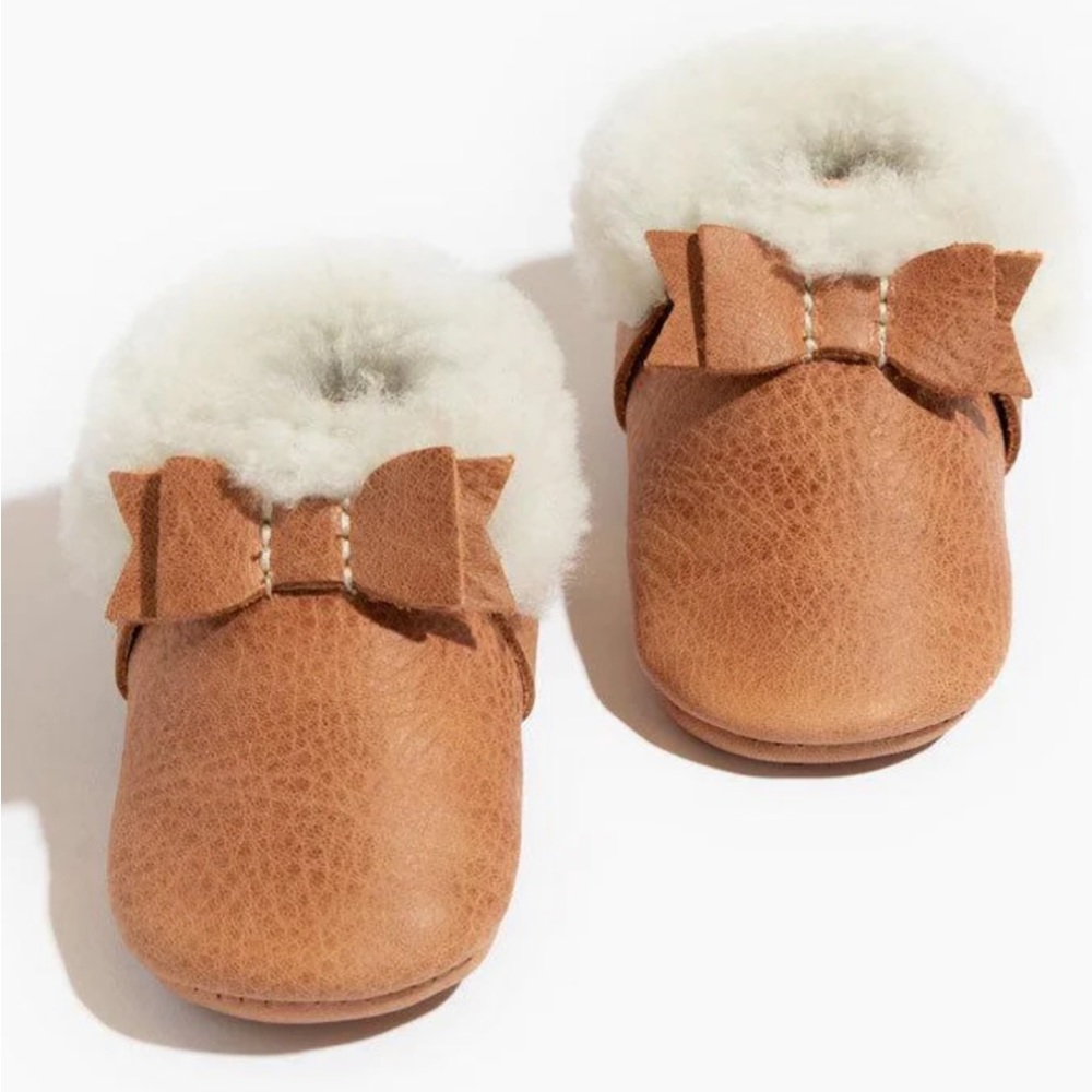 Freshly Picked Zion Shearling Bow Mocc